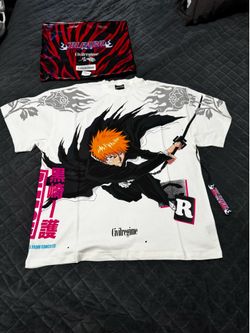 Civil Regime X Bleach Ichigo White Shirt-Large