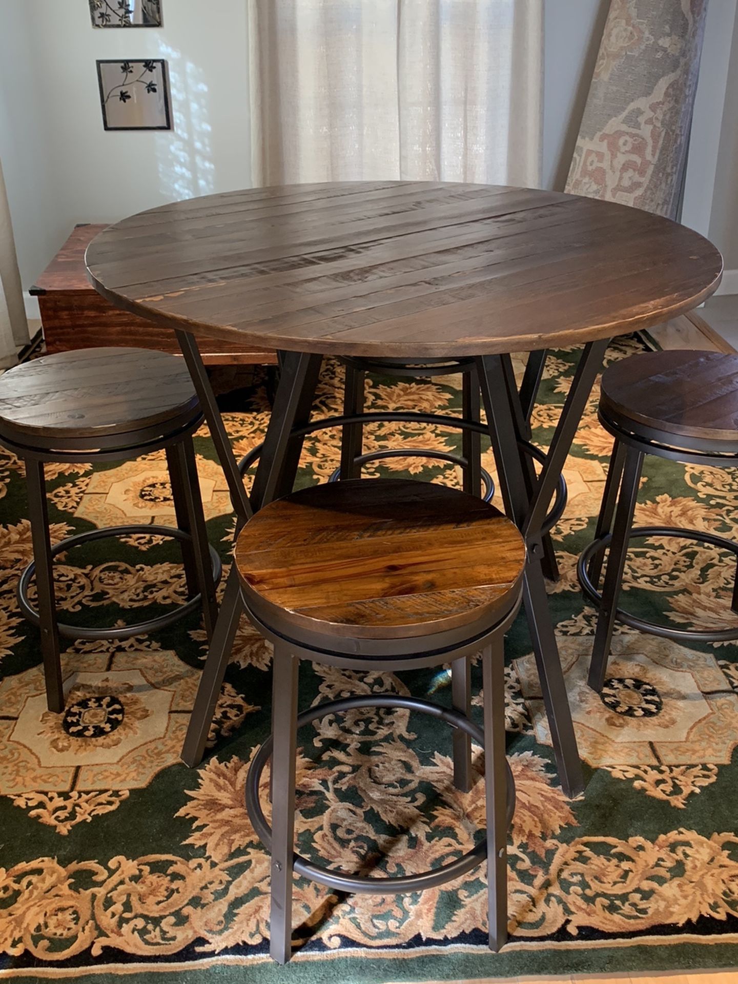 Wood Table And Chairs