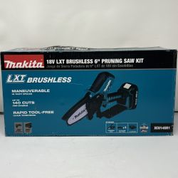 Makita 18V LXT Lithium-lon Brushless Cordless 6 in. Pruning Saw Kit (2.0Ah)
