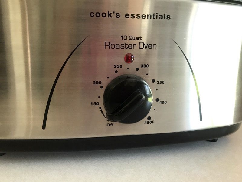 Cook's Essentials 10qt Nonstick Stainless Steel Roaster Oven for Sale