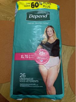 Depend Adult Underwear Size XL