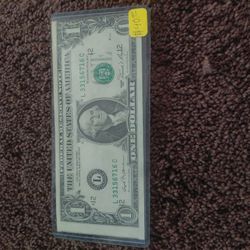 Dollar Note Error 