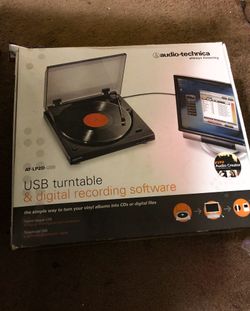 Audio-technica USB turntable & digital recording studio