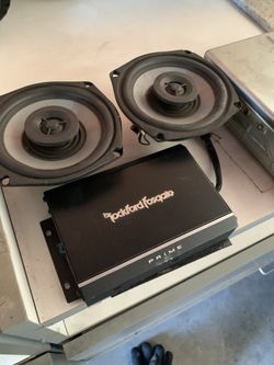 Fosgate Amp And Speakers For Motorcycle 