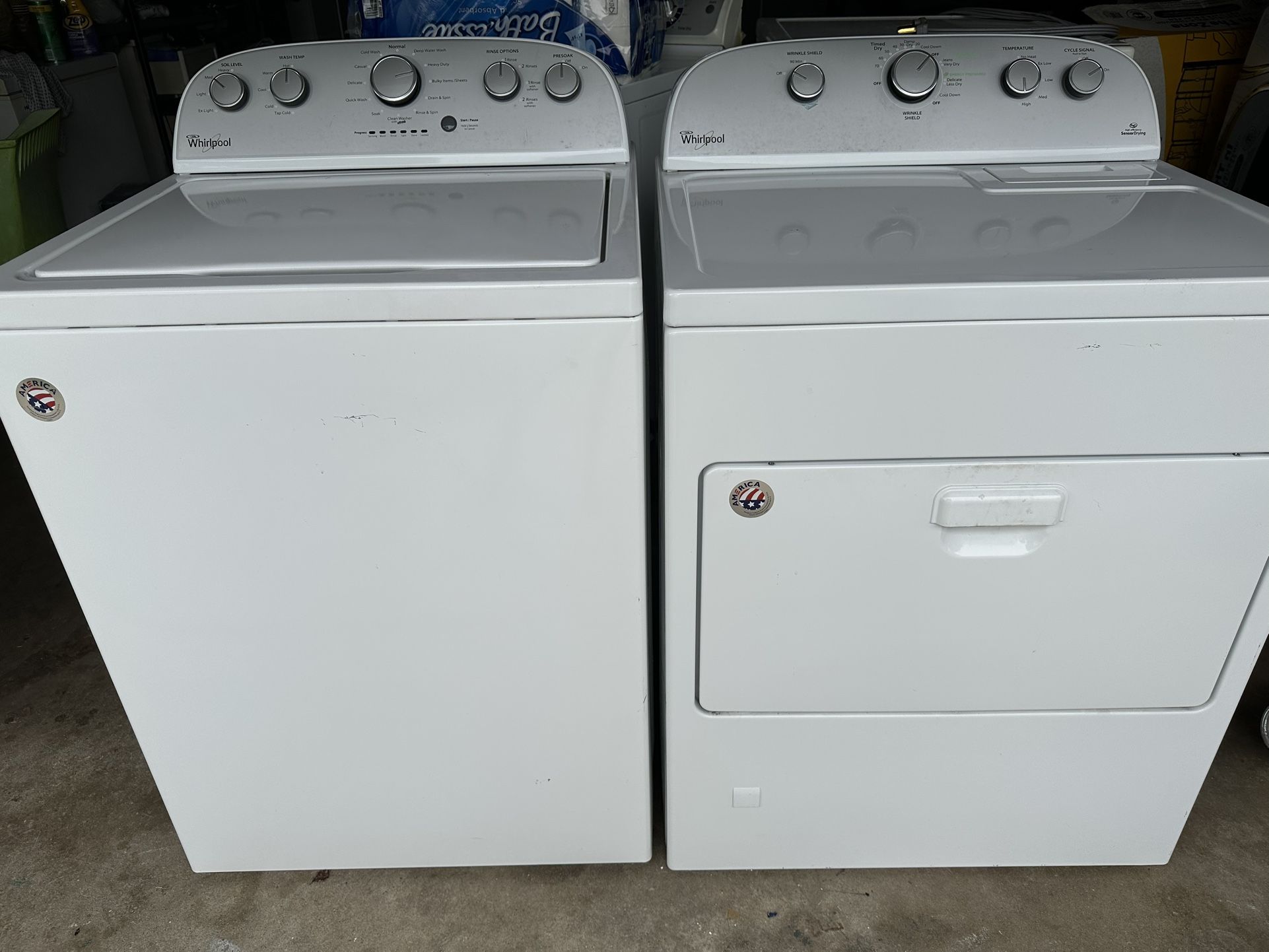 Whirlpool Washer And Dryer Set