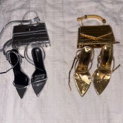 Fashionova Heels And purses 