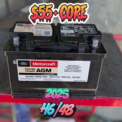 AGM Car Battery / Group Size 48/H6
