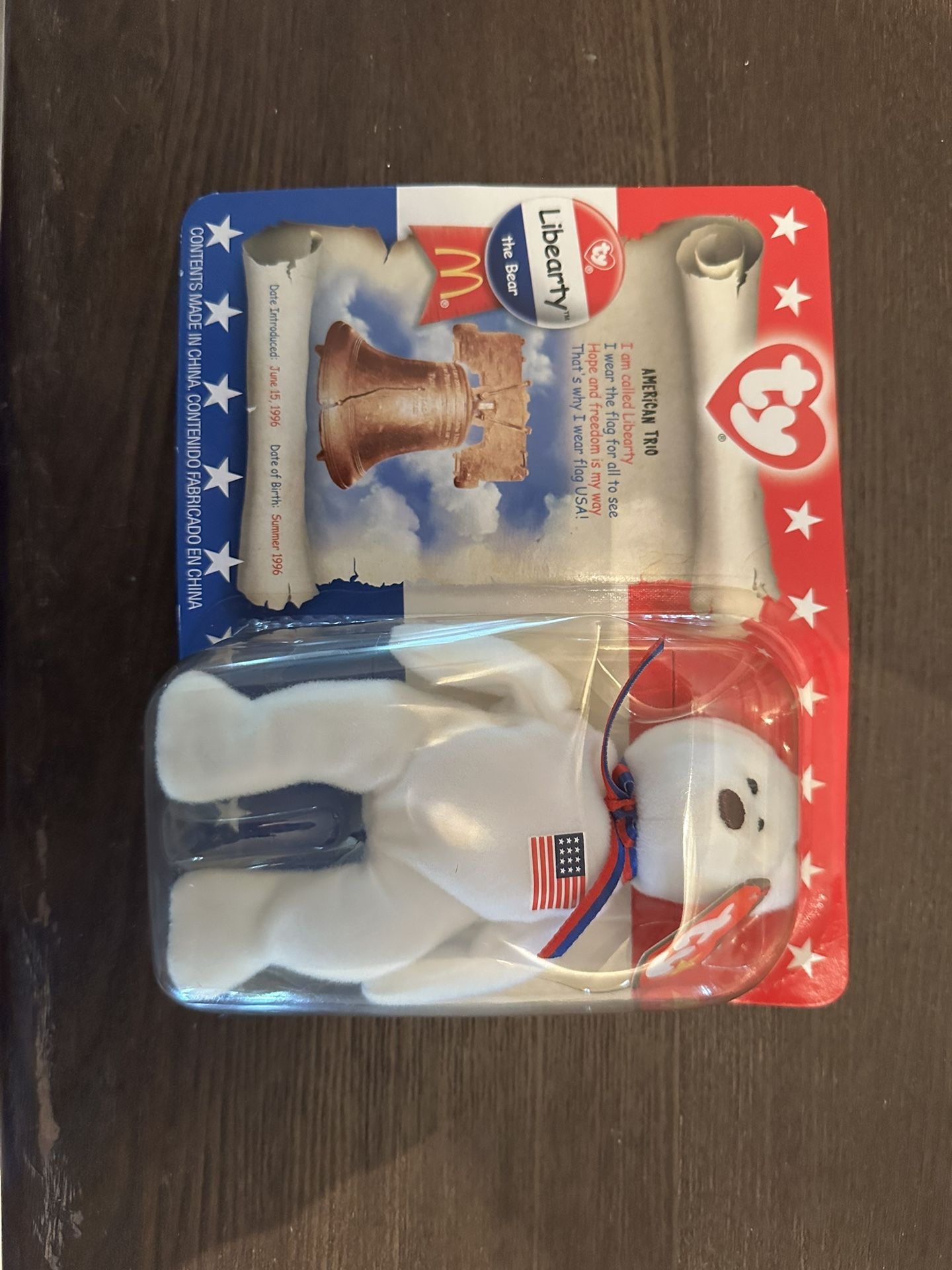 Beanie Baby Libearty The Bear 