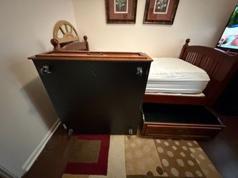 Boys twin bed solid wood