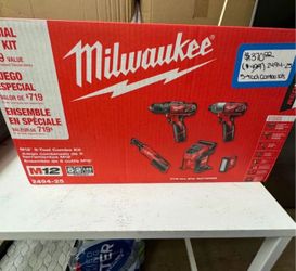 Milwaukee M12 12V Lithium-Ion Cordless Combo Kit