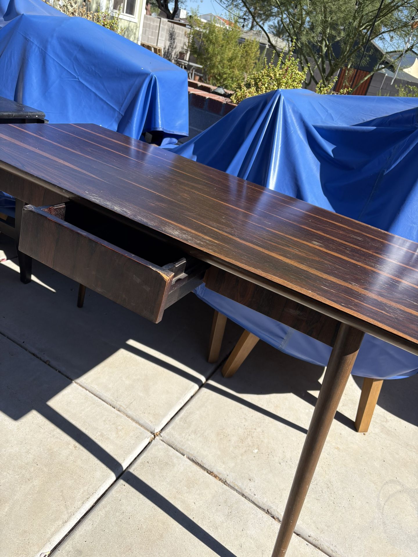 Mid-Century Style Wood Desk – 48"x26"