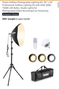 TORJIM soft box photography light kit 20×20