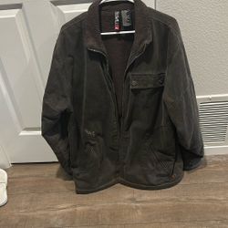 Quicksilver Mens XL Dark Brown Jacket 