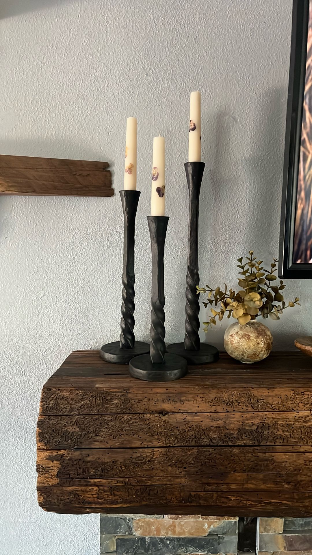 Set Of Three Potterybarn taper