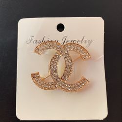 Brooch Vintage Crystal Rhinestone 