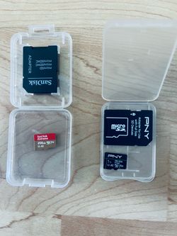 Micro sd cards 1tb & 256gb