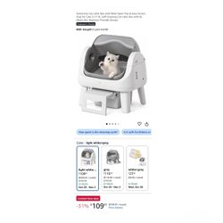 Brand new 21.06"L x 15.75"W x 20.16"H Automatic Cat Litter Box