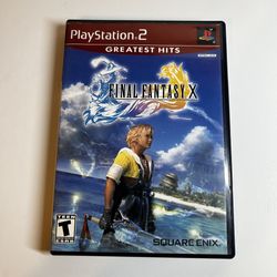 Final Fantasy X Sony PlayStation 2 PS2 Greatest Hits, TESTED & WORKING!
