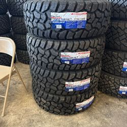35X12.50R18LT All-Terrain Tires Installed & Balanced