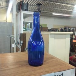 Vintage Cobalt Blue Bottle 