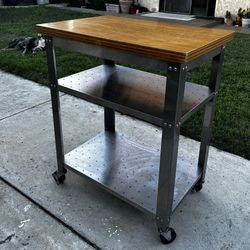 Kitchen Cart, Stainless Steel Service Cart