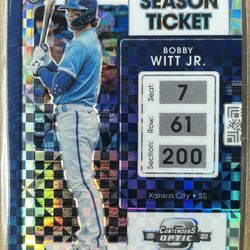 2022 Chronicles Bobby Witt Jr. Contenders Optic Building Blocks Prizm RC