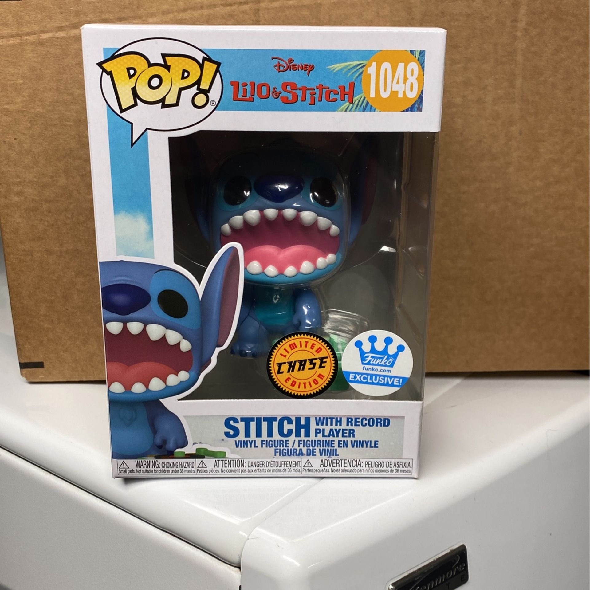 Funko Pop Stitch [With Record Player] #1048 CHASE Disney Lilo & Stitch