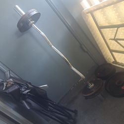 Curve bar and Weights