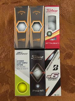 NEW GOLF BALLS–$4 each Titleist, Callaway, Bridgestone