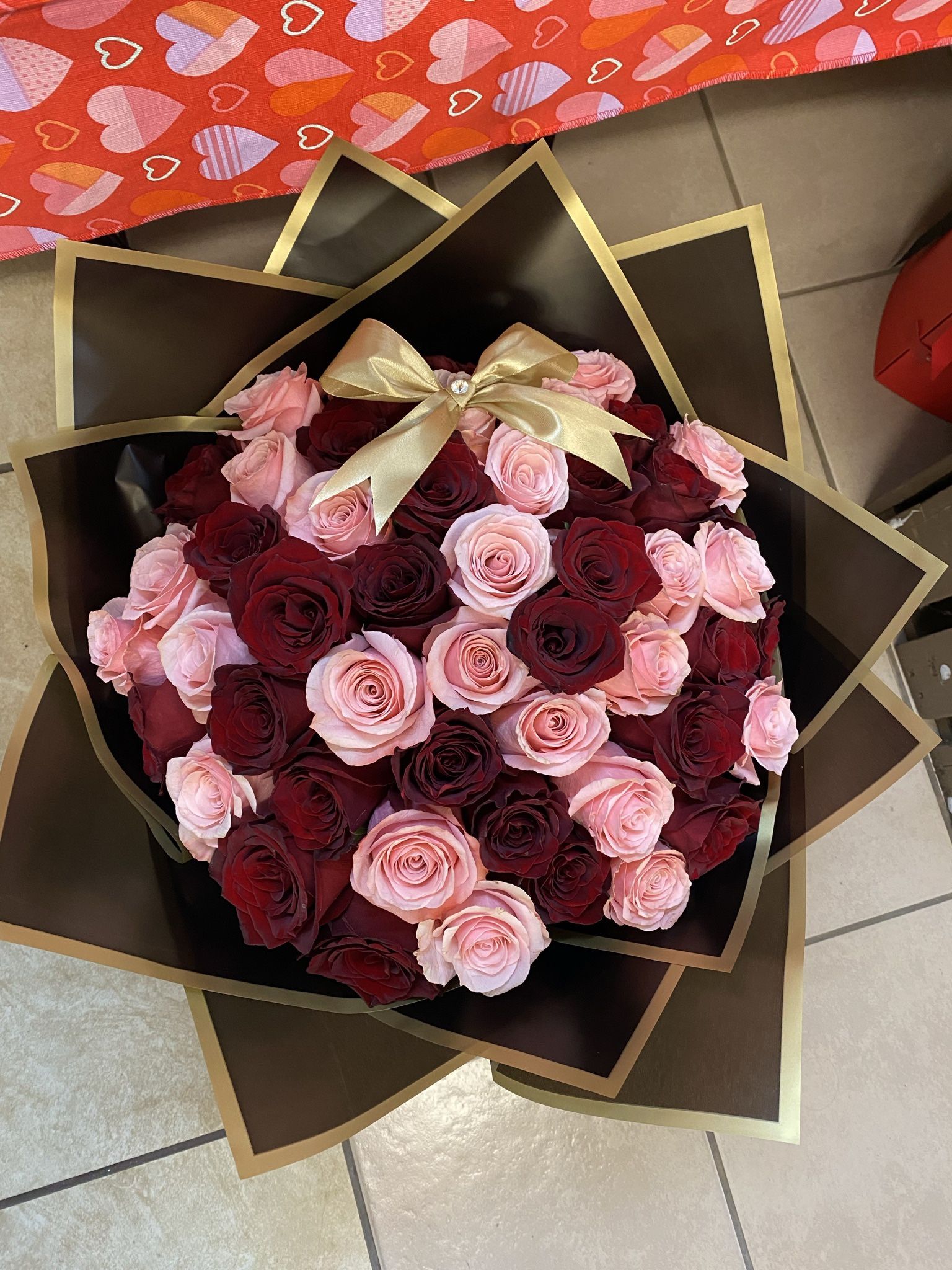 Ramo Buchon Rosas Flores Roses
