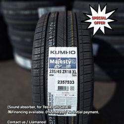 235/45/18 KUMHO MAJESTY EV 🔥 TIRE DEALS🔥
