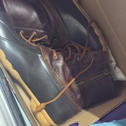 Leather Too Rain Boots By Sperry Size 11