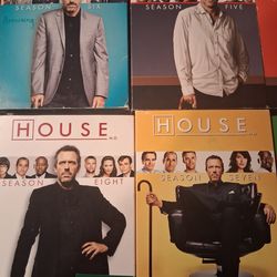 House dvd set 1-8 used