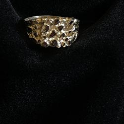 Gold Nugget Ring 