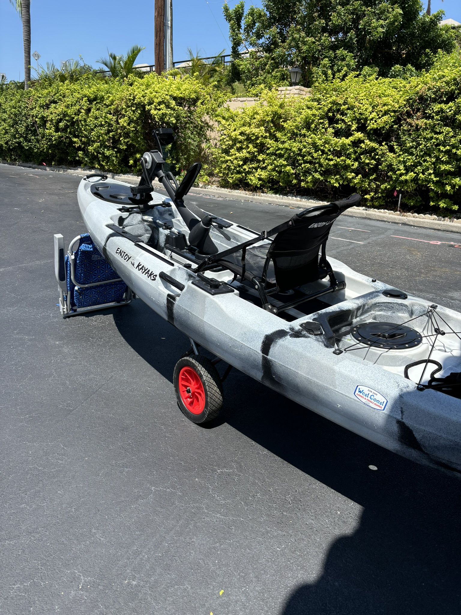 Pedal Drive Kayak And trolling Motor