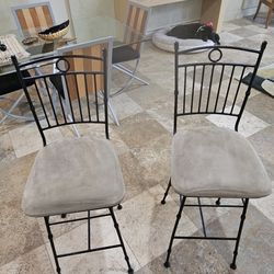 Wrought Iron Bar Stools
