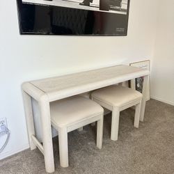 Console Table & Stool Set 