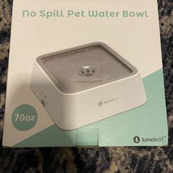 Must Have No Spill Water Bowl For Pets