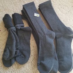 NWOT set Of 10 Mens Socks(2 Used)