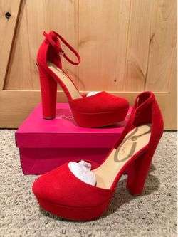 Women’s size 10 red high heel