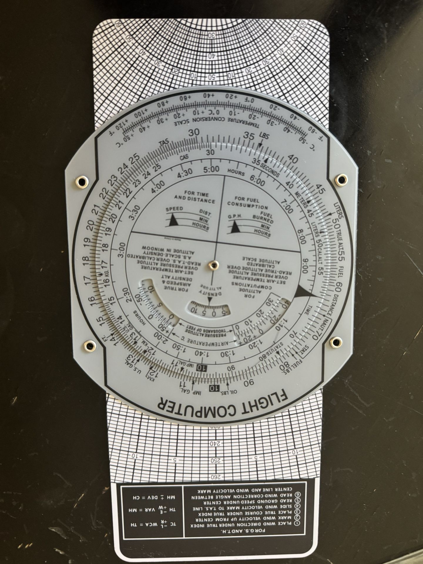 Manual E6B Flight Computer