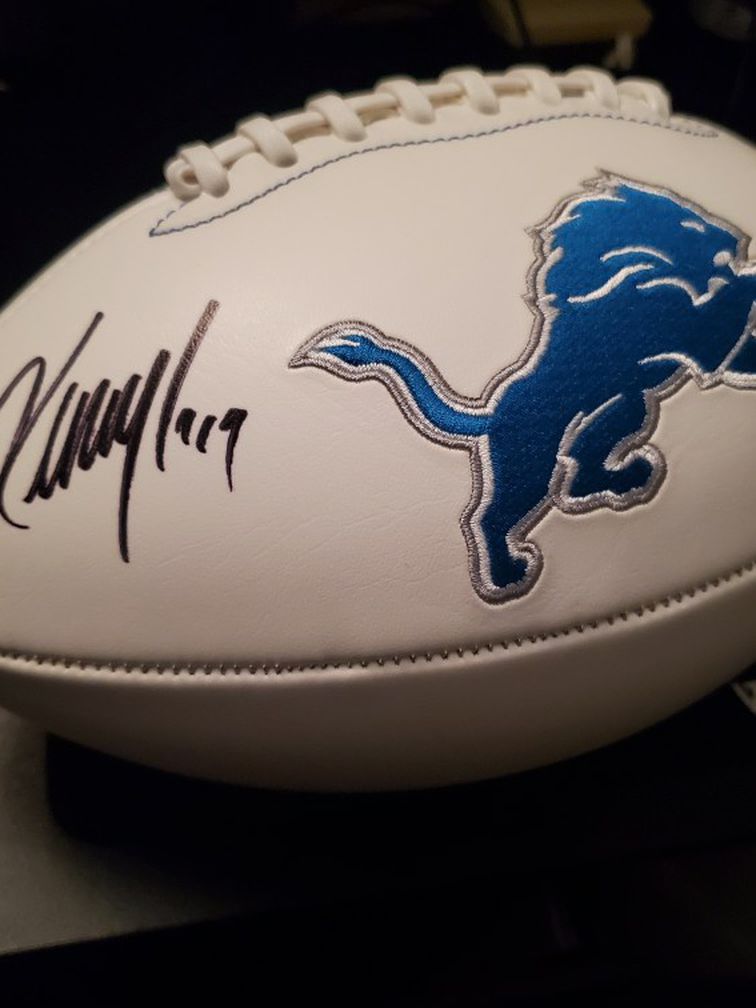 Kenny Golladay Signed Football