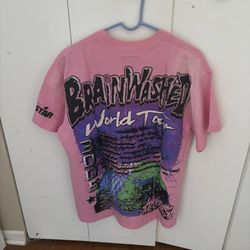 Pink Brainwashed Hellstar Tee