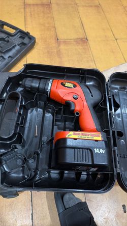 Black & Decker 14.4V Cordless Drill with Case
