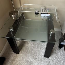 Dania glass Console And Side Table Set (2)