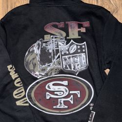 New Men’s Size Medium San Francisco 49ers Hoodie 