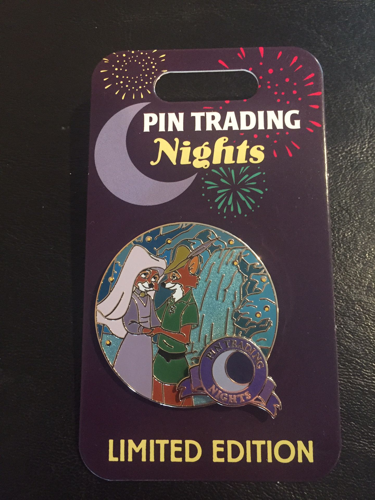 Disney pin trading night Robin Hood