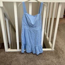 Women’s periwinkle blue simple sundress