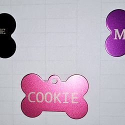 Tags for pets Custom Laser Engraved