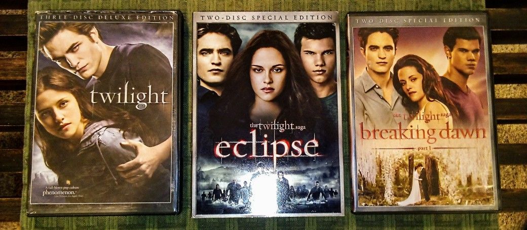 Three Of The Twilight Movies